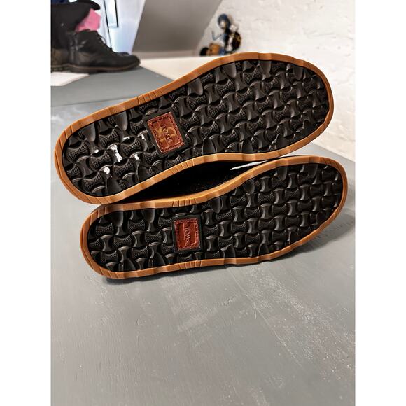 TOMS Chukka Fleck Boots, Size 9, Mid-Top Lace-Up, Charcoal Gray Excellent Cond - Picture 1 of 6